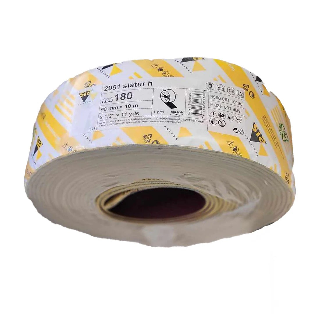 SIA Abrasives Foam Backed Roll - 2951 siatur h (100g, 120g, 180g)