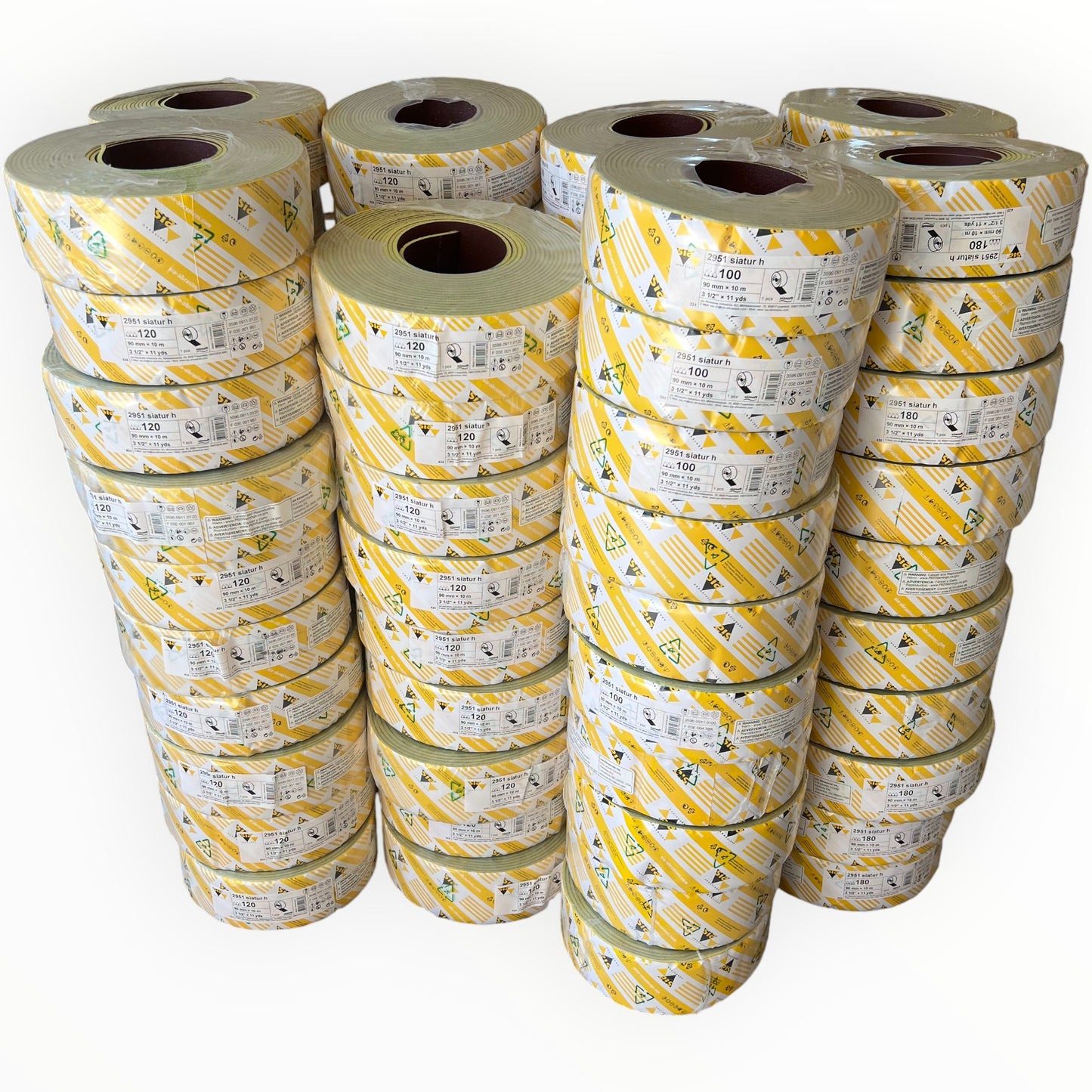 SIA Abrasives Foam Backed Roll - 2951 siatur h (100g, 120g, 180g)